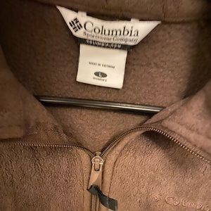 Fleece Brown Colombia Zip Up